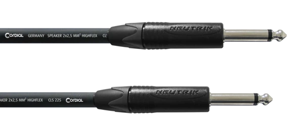 Cordial CPL PP25 2x2,5mm² plugi/plugi kaiutinkaapeli 1,5 m