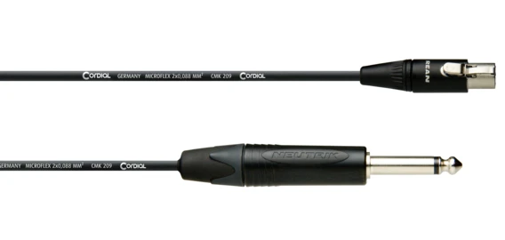 Cordial CPI FP-RT 3 taskulähettimen kaapeli, 1 m