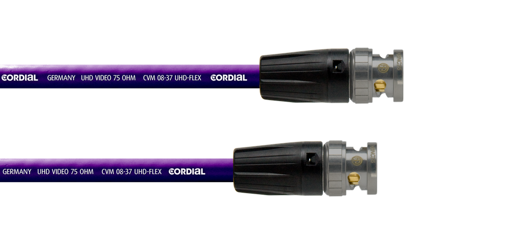 Cordial UHD-SDI BNC-kaapeli, 3 m