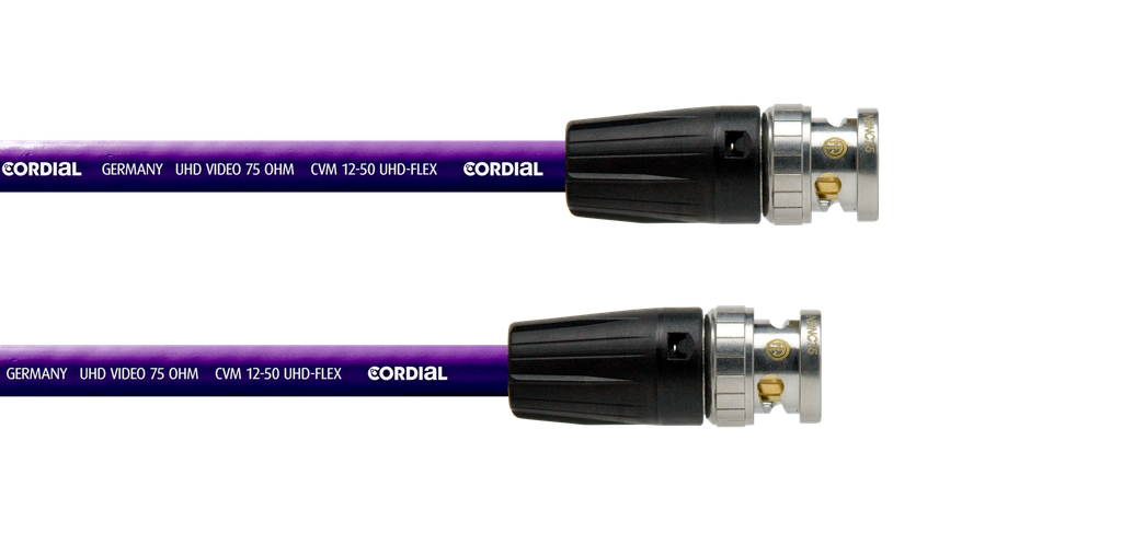 Cordial UHD-SDI BNC-kaapeli, 3 m