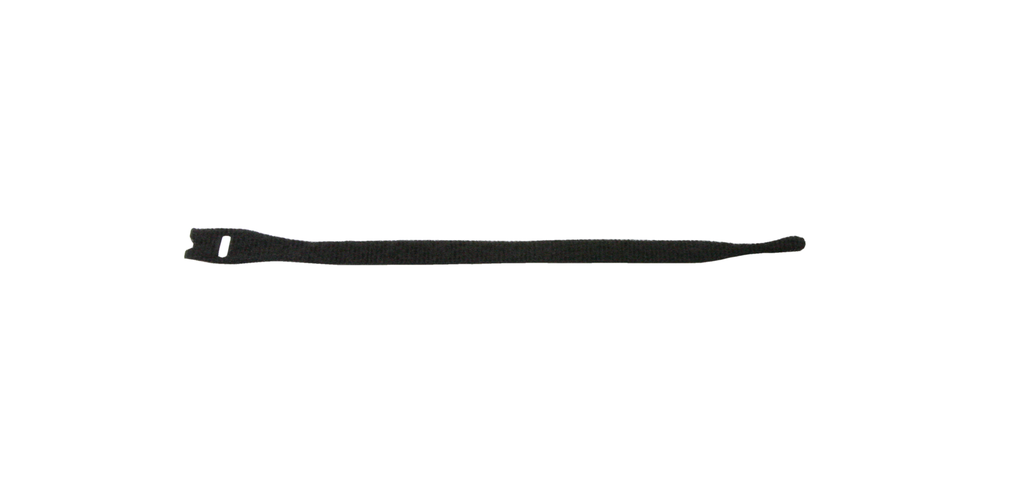 Cordial Velcro-panta, 25x160 mm, 10 Units, musta