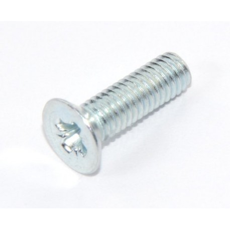 M3 x 10 kirkas uppokantaruuvi, 100 kpl pussi