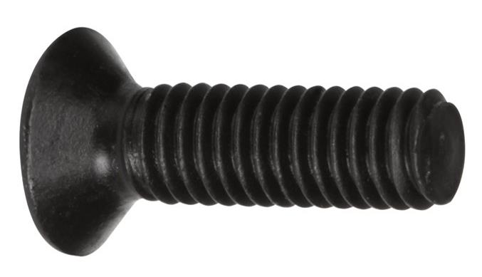 M3 x 10 musta uppokantaruuvi, 100 kpl