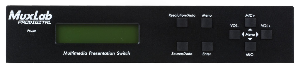 MuxLab 5x1 HDMI / HDBT esitysvalitsin