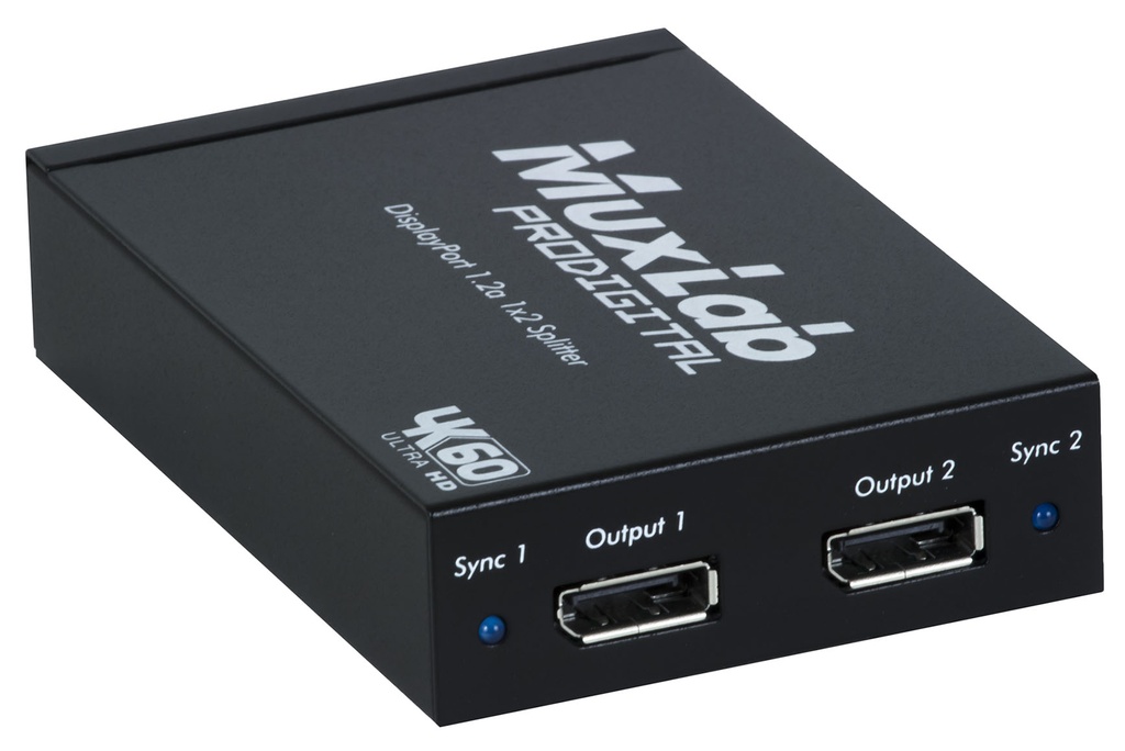 MuxLab 500506 DisplayPort 1.2a 1x2 hubi, MST