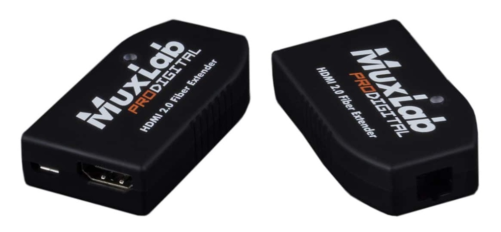 MuxLab HDMI 2.0 Fiber Extender Kit