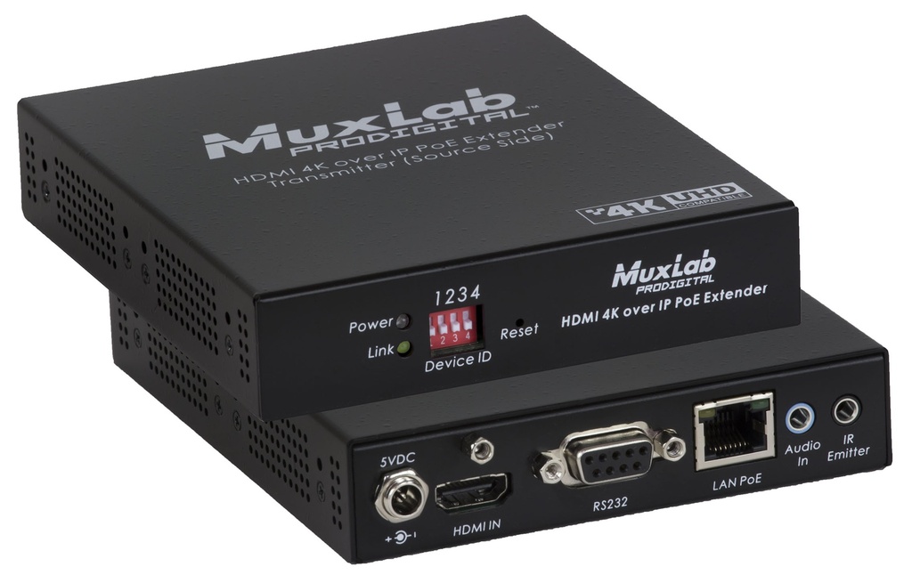 MuxLab HDMI 4K over IP PoE Transmitter