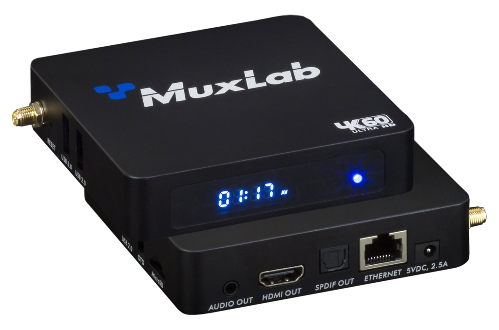MuxLab 500890 HDMI over IP Receiver Signage Player