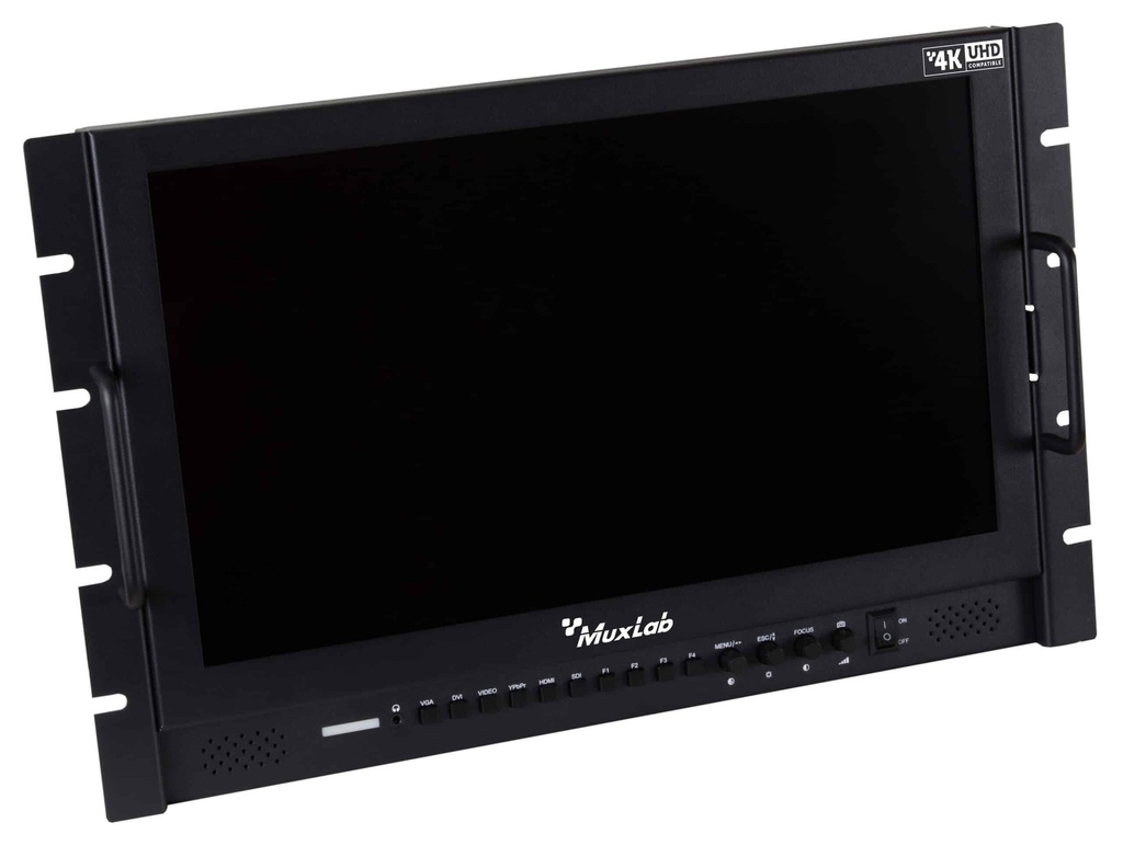MuxLab HDMI/3G-SDI Single Display 17.3" 4K/30