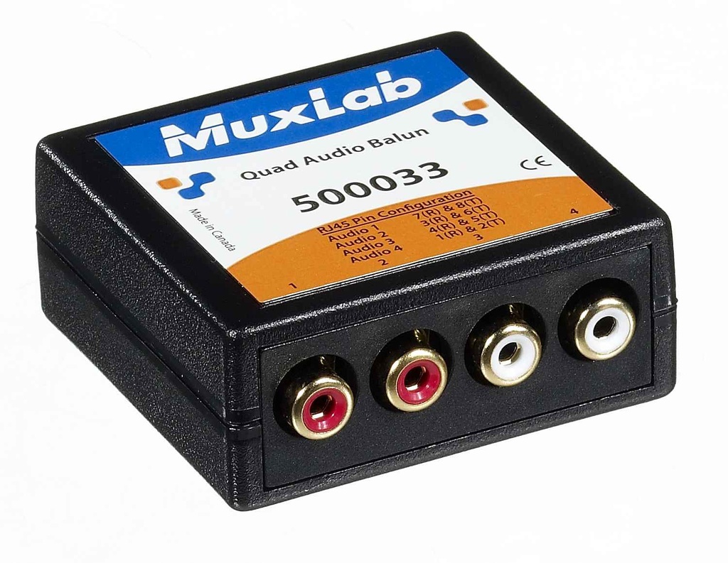 MuxLab Quad Audio Balun