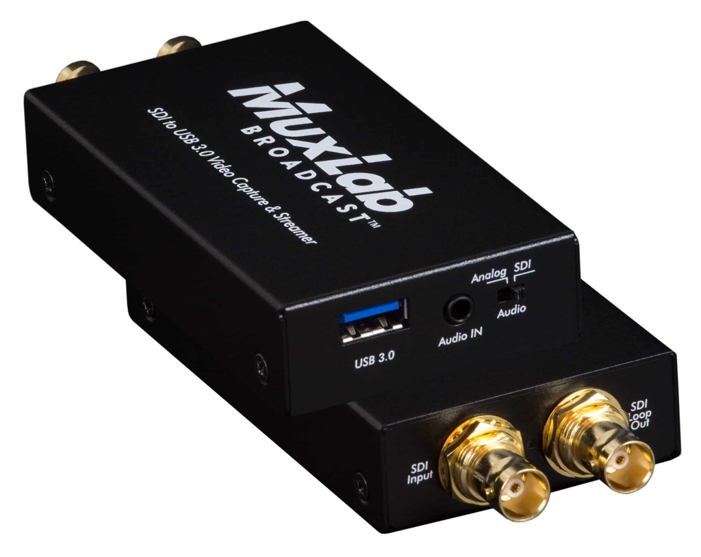MuxLab SDI to USB3.0 Video Capture & Streamer