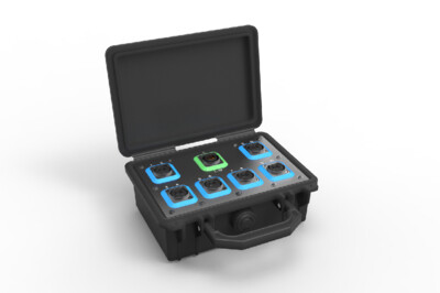 Neutrik Breakout box 1 x NO12FDW-A to 6 x NO2-4FDW-A