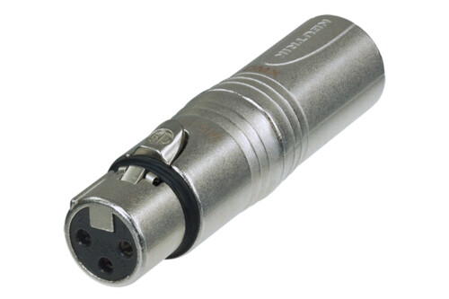 Neutrik NA3F5M DMX-adapteri XLR-3F / XLR-5M