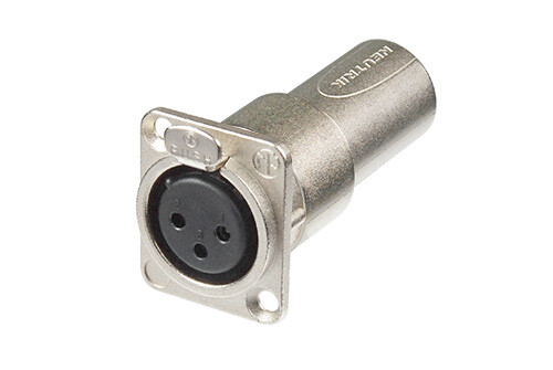 Neutrik NA3FDM läpivientiadapteri XLR-F/XLR-M