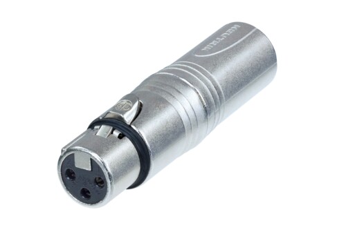 Neutrik NA3FM adapteri XLR-3F / XLR-3M