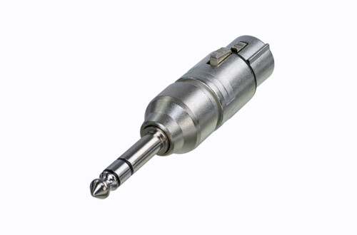 Neutrik NA3FP adapteri XLR-3F / 6,3mm plugi