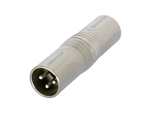Neutrik NA3MM adapteri XLR-3M / XLR-3M