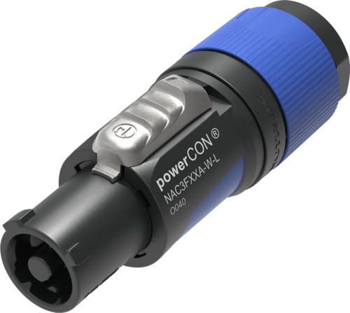 Neutrik NAC3FXXA-W-L powerCON IN johtoliitin