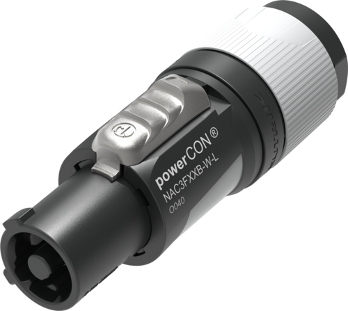 Neutrik NAC3FXXB-W-L powerCON OUT cable connector