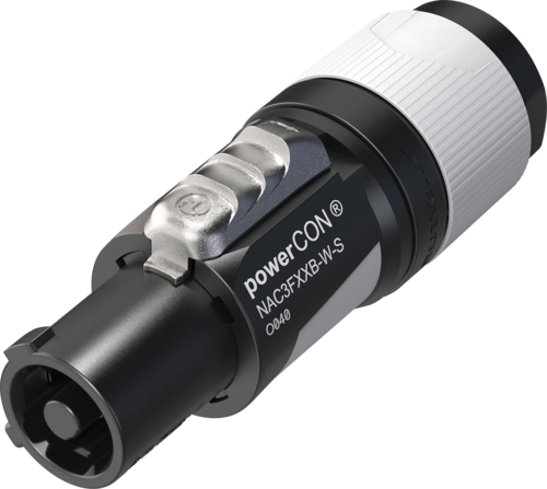 Neutrik NAC3FXXB-W-S powerCON OUT cable connector