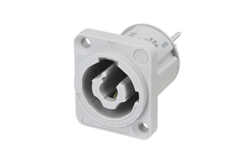 Neutrik NAC3MPXXB powerCON OUT grey connector