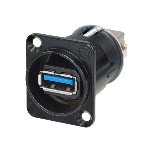 Neutrik NAUSB3-B USB 3.0 läpivientiliitin