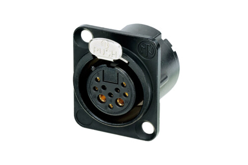 Neutrik NC10FD-LX-B XLR-runkonaaras