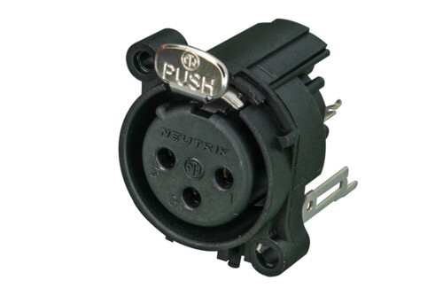 Neutrik NC3FAAV2 XLR-runkonaaras PCB:lle