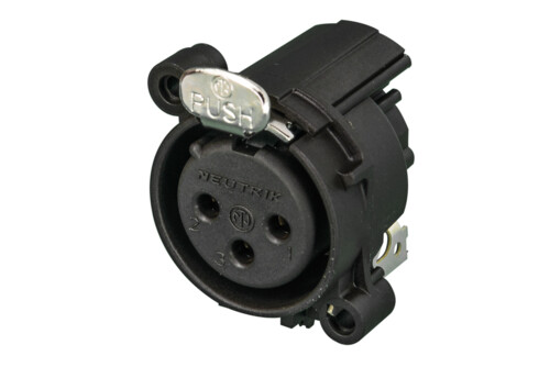 Neutrik NC3FAH1 XLR-runkonaaras piirikortille