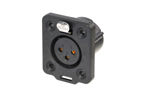 Neutrik NC3FDX-TOP XLR-runkonaaras, IP65