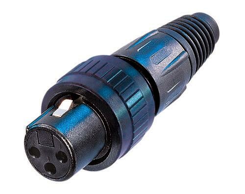 Neutrik NC3FX-SPEC XLR-johtonaaras lukitusrenkaalla