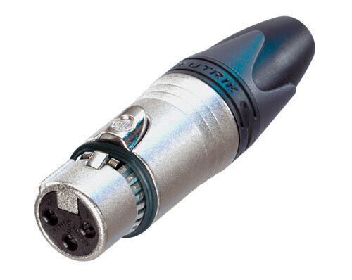 Neutrik NC3FXX-EMC XLR-johtonaaras