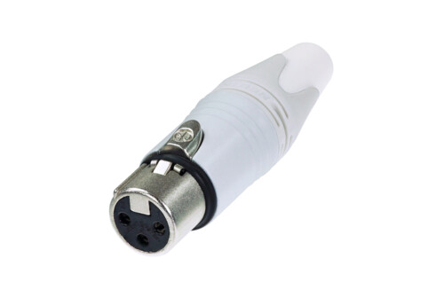 Neutrik NC3FXX-WT XLR-johtonaaras