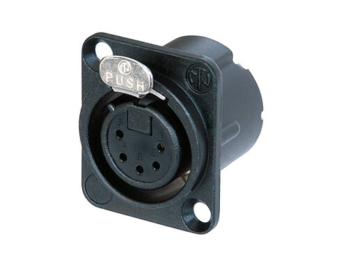 Neutrik NC5FD-LX-B XLR-runkonaaras
