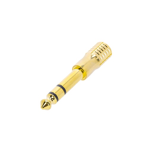 [AJ3P5] 3,5mm st.jakki/6,3mm plugi adapteri, metallia