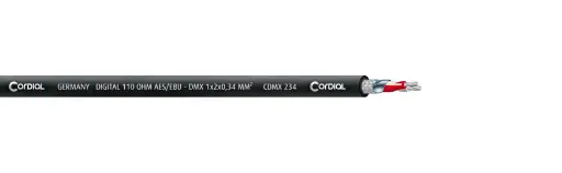 [CDMX234/500] Cordial DMX/AES/EBU cable, 1-pair, Ø6mm, 500 m reel