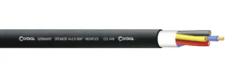 [CLS440/300] Cordial HIGHFLEX kaiutinkaap. 4x4,0mm², Ø11,4mm, 300m