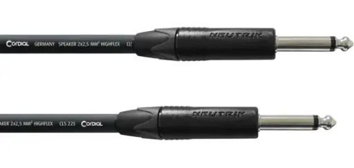 [CPL1,5PP25] Cordial CPL PP25 2x2,5mm² plugi/plugi kaiutinkaapeli 1,5 m