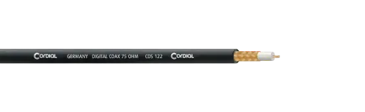 [CDS122] Cordial CDS 122 SPDIF-Wordclock-kaapeli 75 ohm, 100 m kela