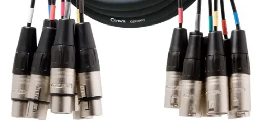 [CML8-0FM3C] Cordial XLR F/XLR M-viuhka 3 m, 8-kanavainen