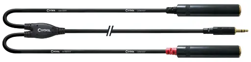 [CFY0,3WGG] Cordial CFY0.3WGG 3,5 mm stereoplugi/2 x 6,3 mm monojakki Y-kaapeli 30 cm