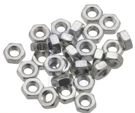 [XLR-NUT] M3 kirkas mutteri, 100 kpl