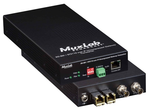 [500767-2110-UTP] MuxLab 500767-2110-UTP 3G-SDI/ST2110 over IP Tranceiver, UTP