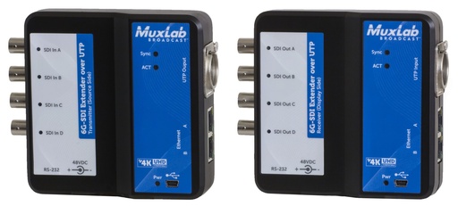 [500733] MuxLab 500733 6G-SDI Extender Over UTP with Ethernet