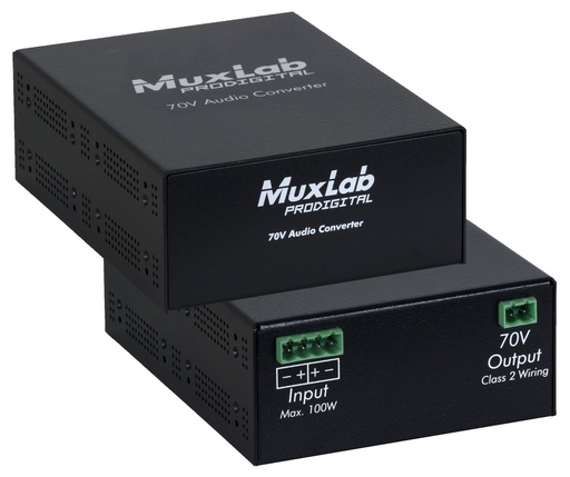 [500755-70V] MuxLab 70V Audio Converter