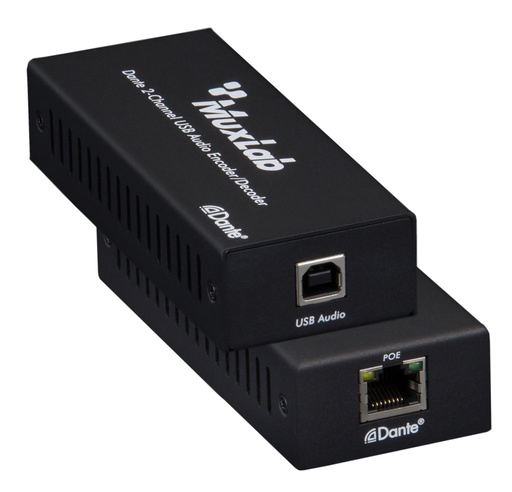 [500550] MuxLab 500550 Dante 2-kan. USB Audio Encoder/Decoder