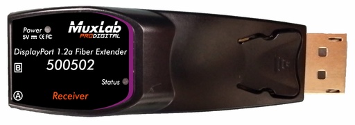 [500502] MuxLab DisplayPort 1.2a Fiber Extender Kit