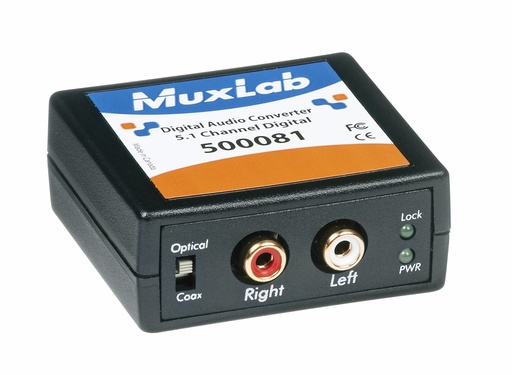 [500081] MuxLab Dolby Digital DA-muunnin (DAC)