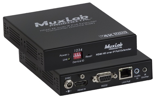 [500759-TX] MuxLab 500759-TX HDMI 4K over IP PoE Transmitter