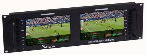 [500841-V2] MuxLab HDMI/3G-SDI Dual Display, 4K/30
